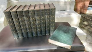 Vintage 10 Volume Set Of The Complete Of Edgar Allen Poe