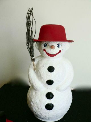 13” 1997 Radko Ino Schaller Snowman Limited Edition Christmas Figure