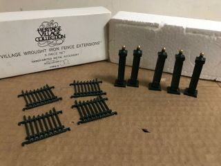 Department 56 Village Accessory " Wrought Iron Fence Extensions " 55158