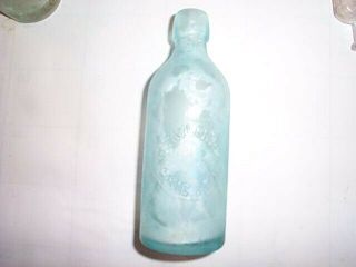 Vintage Hutch Bottle G Taylor & Co Erie Pa 1890s Soda