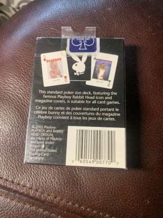 Playboy Playing Cards Rare 50yr Edition 2003 deck 2