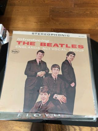Rare Vee & Jay Sr1062 Introducing The Beatles 1964 Stereo Lp