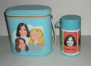 Charlies Angels Vinyl Lunchbox And Thermos