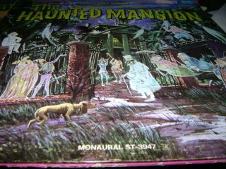 Walt Disney ‎the Story And Song From The Haunted Mansion Mono W/booklet Lp Vinyl