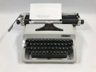 Cyrillic Russian Font Typewriter Robotron Erica Model Made In Germany