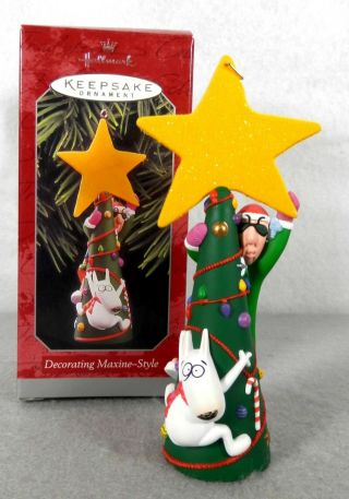 Hallmark Keepsake Ornament,  Decorating Maxine - Style,  1998