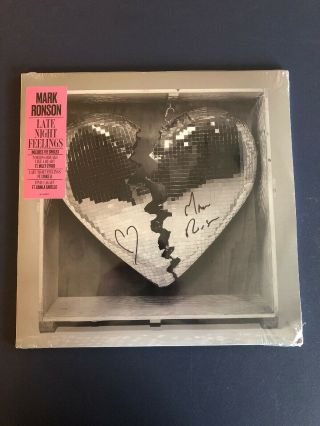 Mark Ronson Late Night Feelings Lp Vinyl Signed / Autographed