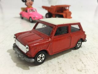 Vintage 1979 Tomy Tomica F8 Blmc Mini Cooper Red White 1:64 Japan Variant