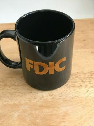 Rare Nos Federal Deposit Insurance Corp.  Fdic Coffee Mug 90 