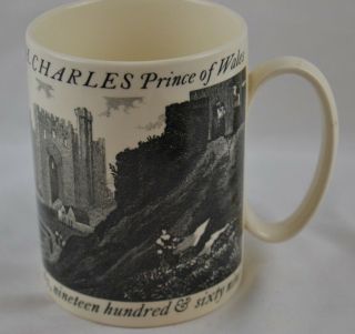 Wedgwood Mug By Carl Toms Investiture Of H.  R.  H.  Charles Prince Of Wales 1969