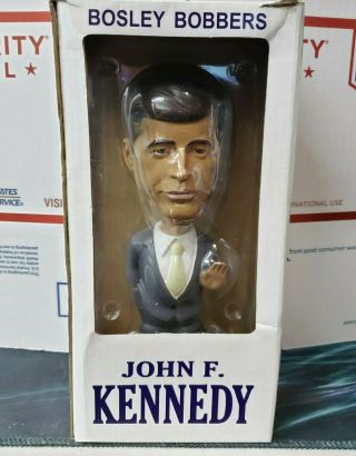 John F Kennedy Bosley Bobbers 1st Edition Collectible Rare Bobble Head Jfk