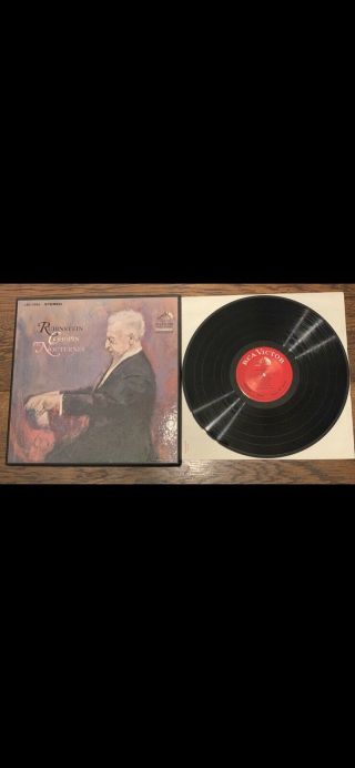 Rubinstein Chopin The Nocturnes Rca Victor Lsc - 7050 2xlp,  1st Wd 1967 U.  S. ,