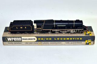 Vintage Wrenn Oo/ho Gauge Locomotive 4 - 6 - 2 Duchess Of Hamilton Lms Black - W2241