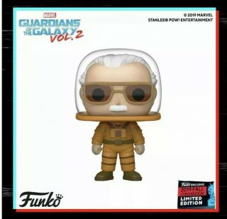 Funko Pop Stan Lee Astronaut Nycc Shared Exclusive Confirmed Order Pre - Order