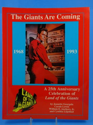 Land Of The Giants Tv Show 25th Anniversary Book With A Section On Collectables