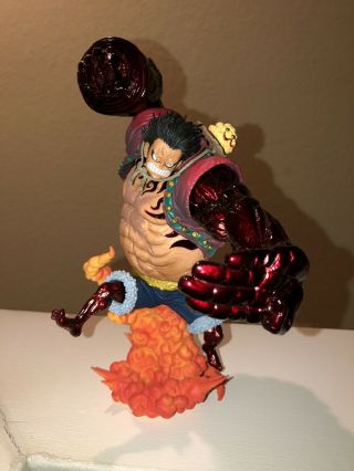 Banpresto One Piece Luffy Gear 4 Kong Gun Collectible Figure Crimson Ver Bp35668