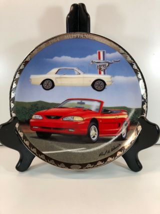 Ford Mustang 8 1/4” Collector Limited Edition Plate 269.  1964/1994