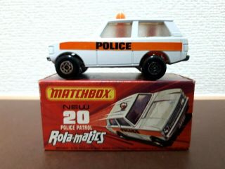Body Matchbox Rolamatics Superfast Lesney - Series 20 - Police Patrol