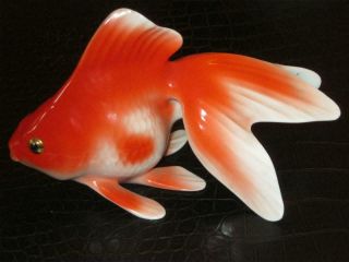 Stunning Vintage Noritake Porcelain Carp Fish Figure