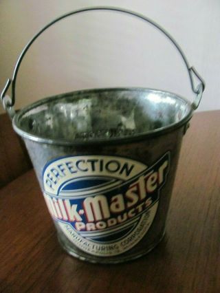 Milk Master Tin Bucket From Minnesota State Fair 1950