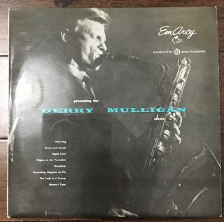 Presenting The Gerry Mulligan Sextet Lp 1962 Uk Emarcy Jazz Nm