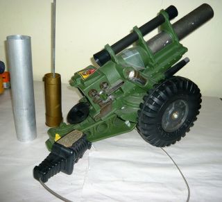 Vintage 1965 Deluxe Reading Mighty Mo Howitzer Cannon W/remote Control & 3 Balls