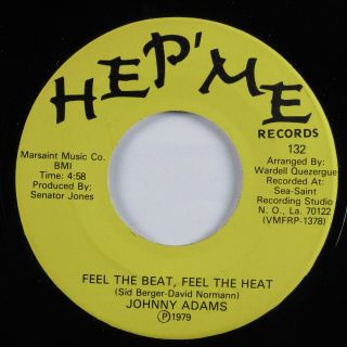 Modern Soul Funk 45 Johnny Adams Feel The Beat,  Feel The Heat Hep 