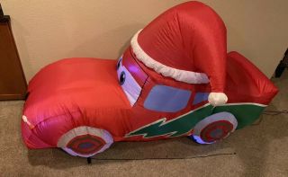 LIGHTNING McQUEEN CARS 3 Christmas Inflatable Lighted LED 6’ 6 Feet 2