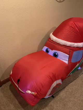 LIGHTNING McQUEEN CARS 3 Christmas Inflatable Lighted LED 6’ 6 Feet 3