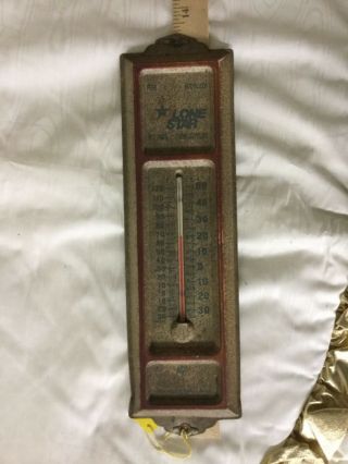 Lone Star Vintage Thermometer Nacogdoches Texas Feed And Farm Supplies