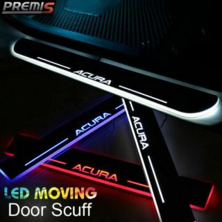 Led Door Sill Scuff Induction Colorful Moving Light For Acura Mdx 2007 - 2016