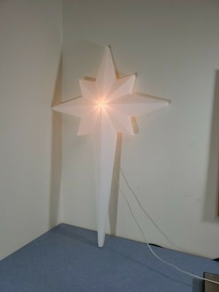 Lighted 39 " Wall Mount Blow Mold Star Of Bethlehem,  Union Products,  Christmas