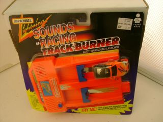 1992 Matchbox Superfast Lightning Sounds Of Racing Track Burner Bk Nissan Turbo