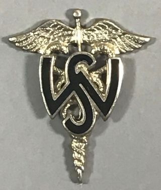Wwii Women’s Army Medical Service Corps Cb Snow Flake Back