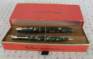 Vintage Parker Vacumatic Fountain Pen Pencil Box