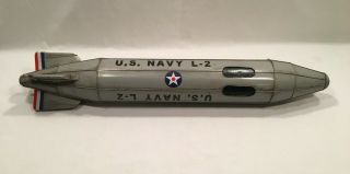 Tin Toy,  Hard To Find U.  S.  Navy L - 2,  Navy Airship/blimp