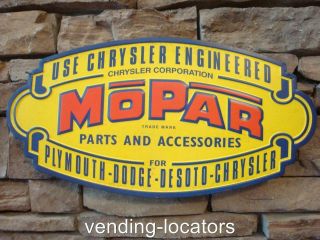 Mopar Chrysler Vintage Style Retro Metal Tin Sign Plymouth Dodge Garage Man Cave
