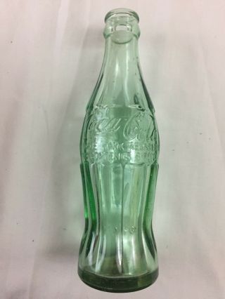 Dec 25,  1923 Coca - Cola Coke Bottle Aqua Green Albuquerque,  Mexico
