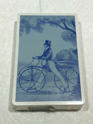 Vintage Deck Of Playing Cards With Tax Stamp (old Bicycle Theme)