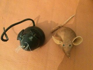 Wood Mice Mouse Bead Eyes Leather Ears Denmark Laurids Lonborg,  Unknown Other