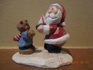 Eddie Walker Santa With Bear & Sailboat