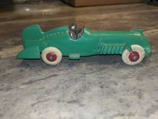 Vintage Hubley Cast Iron Boat Tail Racer With Driver 1791