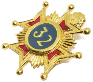 Masonic Rose Croix 32nd Degree Star Jewel Medal Regalia 2