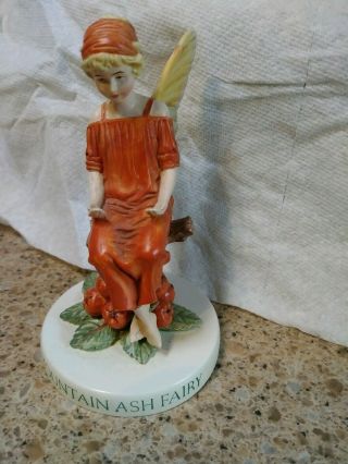 Retired Cicely Mary Barker Mountain Ash Flower Fairy Figurine Series I