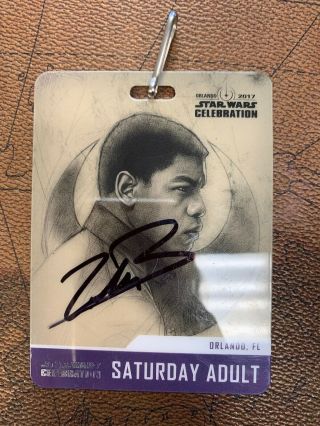 Star Wars Celebration 2017 Orlando Badge Autographed - Rise Of Skywalker