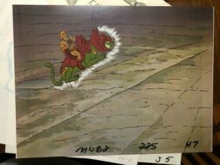 He - Man Masters Of The Universe He - Man & Battle Cat,  Production Cel