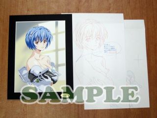 Gen Picture Studio Neon Genesis Evangelion Ayanami Rei B Poster Print Anime Cel