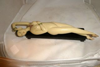 Asian Doctors Doll Nude Lady Chinese Medicine Figurine Bone Or Resin