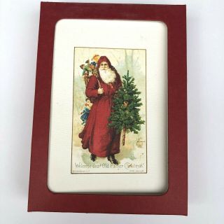 Vintage Victoria & Albert Museum 15 Holiday Cards Father Christmas Envelopes Box