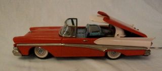 1958 Ford Fairlane 500 Retractable Hardtop Skyliner Japan Tin Toy Car